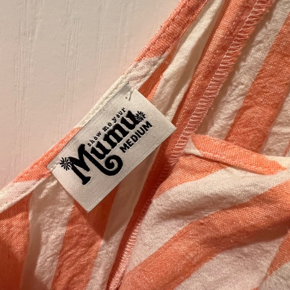 SHOW ME YOUR MUMU Remington Dress in Dreamsicle Stripe Size Medium - Picture 5 of 11